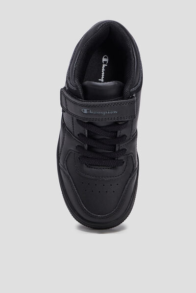 Tennis à lacets Champion Rebound noir garçon