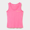 D&eacute;bardeur col rond droit coton rose femme