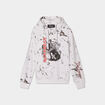 Sweat à capuche hoodie Iron Maiden blanc homme