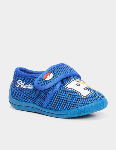 Chaussons Pok&eacute;mon Pikachu bleu gar&ccedil;on