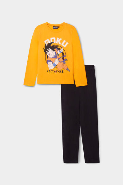 Ensemble pyjama pantalon Dragon Ball Z orange garçon