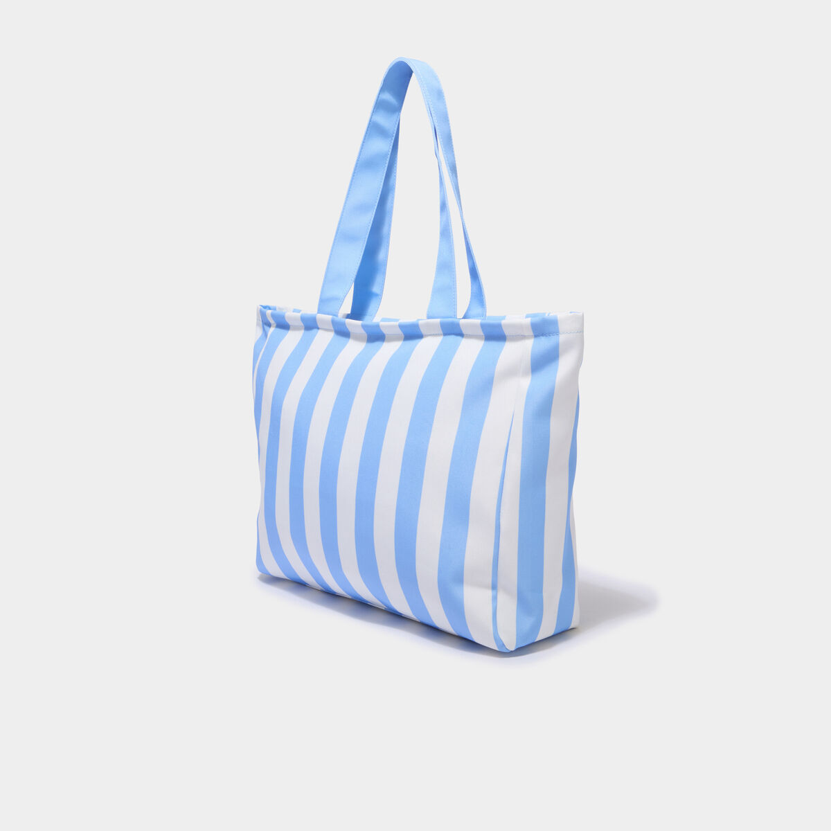 Sac cabas rectangulaire bleu femme