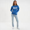 Sweat &agrave; capuche hoodie bleu electrique femme