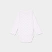 Lot 3 bodies croisés manches longues blanc bébé