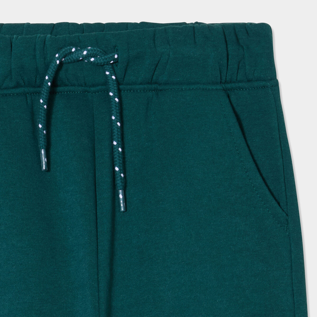 Pantalon de jogging taille élastiquée vert foncé garçon