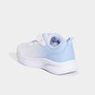 Baskets running &agrave; scratchs blanc fille