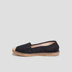 Espadrilles à sequins noir femme