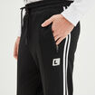 Pantalon de jogging stretch bandes côtés noir homme