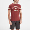 Ensemble pyjama short bordeaux homme