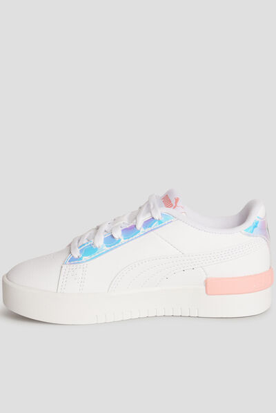 Tennis basses à lacets Puma Jada Crystal blanc fille