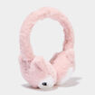 Cache-oreilles fausse fourrure rose fille
