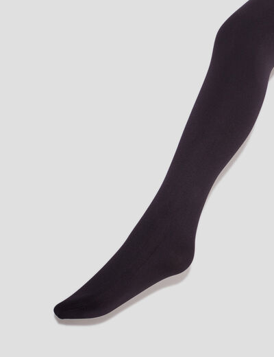 Collants 80D noir femme grande taille