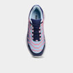 Baskets running &agrave; lacets bleu marine fille