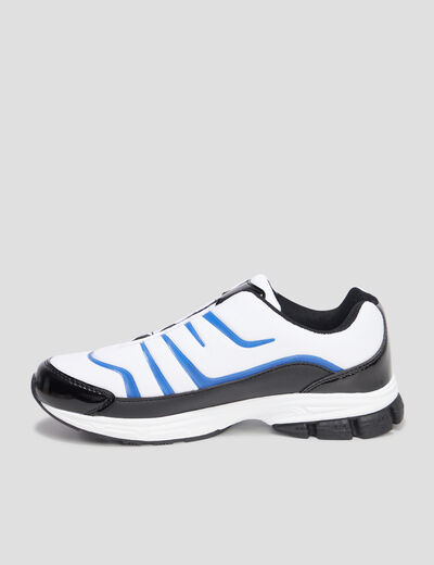 Baskets running à lacets Liberto blanc garçon