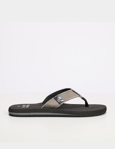 Tongs gris homme
