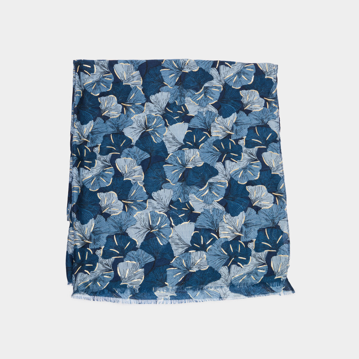 Foulard bleu femme