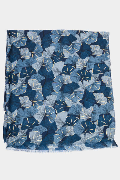 Foulard bleu femme