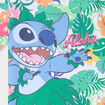 T-shirt manches courtes coton Stitch multicolore fille