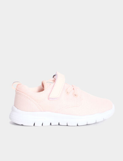 Baskets running semelles flex rose fille