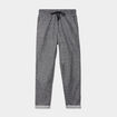 Pantalon jogging taille haute gris femme
