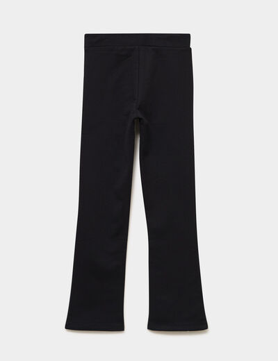 Legging stretch bootcut Kuromi noir fille