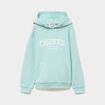 Sweat hoodie 1 poche manches longues vert pastel fille