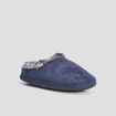 Chaussons emboîtant à col bleu homme