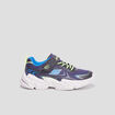 Baskets running Skechers Wavertronic bleu garçon