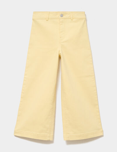 Jean Slim Jaune Vif Pour Fille - Taille 5 Ans - Marque Du Pareil Au Même - Occasion Excellent état