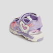 Sandales à scratchs multicolore bébé fille