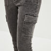 Jeans skinny battle Liberto denim gris femme