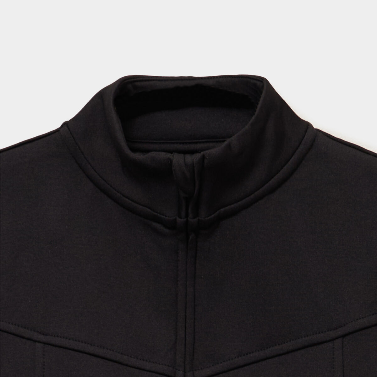 Gilet zipp&eacute; col montant noir fille