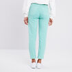 Pantalon coupe mom bleu turquoise femme
