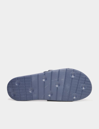 Mules de plage à scratchs multicolore homme