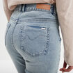 Jeans straight taille standard Creeks bleu fonc&eacute; femme