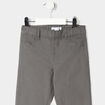 Pantalon tregging ajustable en coton gris foncé fille