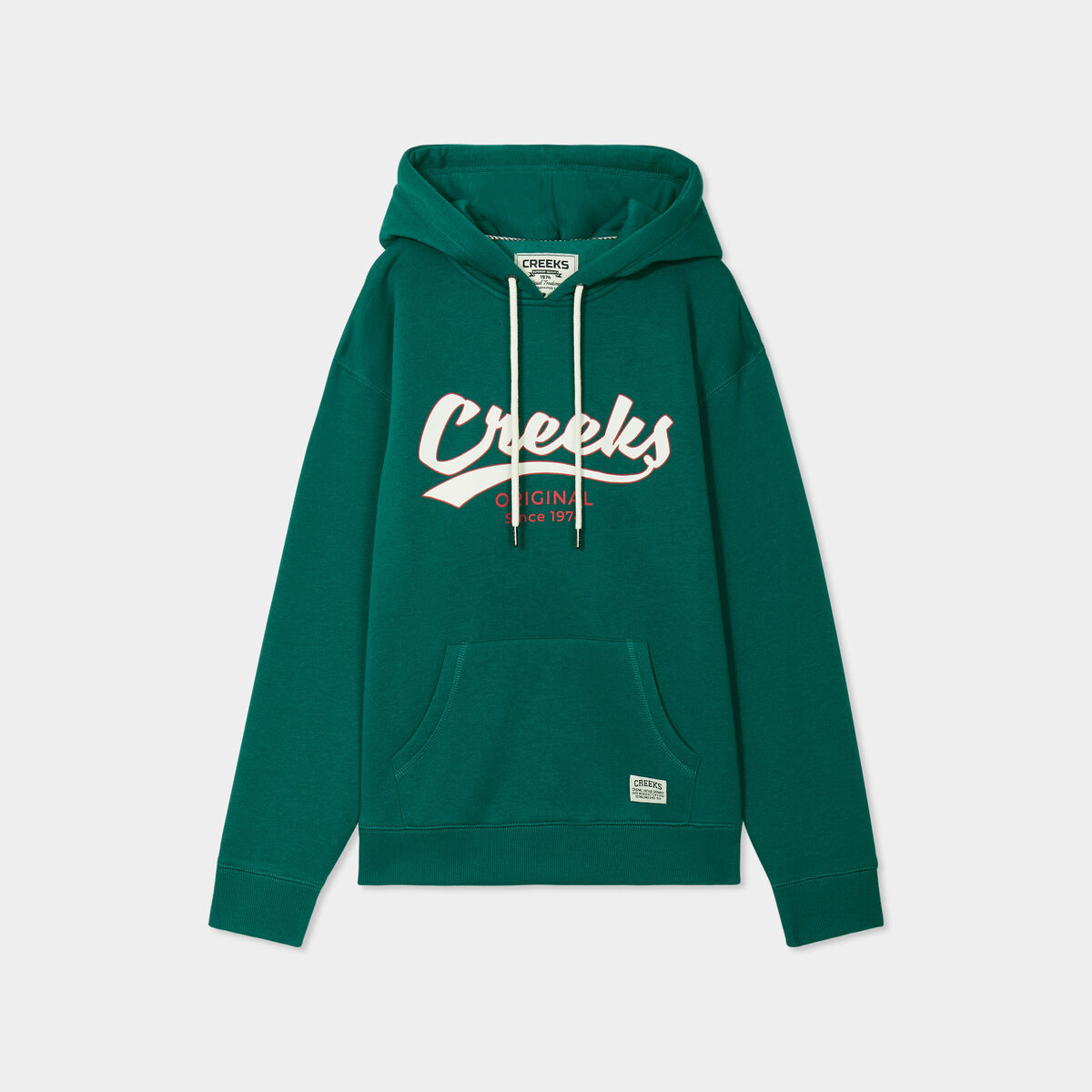 Sweat à capuche hoodie Creeks Original vert foncé femme