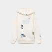 Sweat hoodie 1 poche Brawl Stars blanc gar&ccedil;on