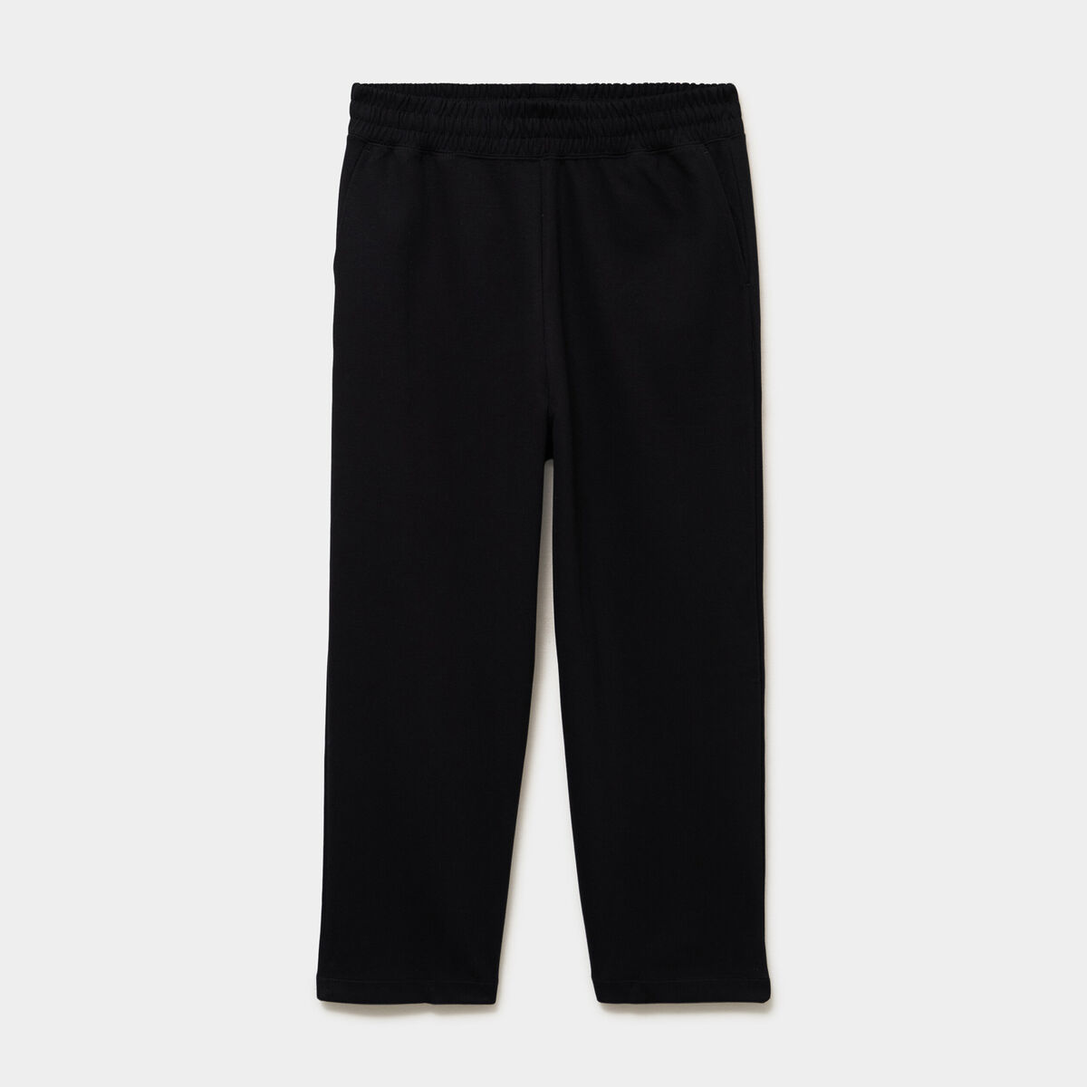 Pantalon de jogging molletonn&eacute; regular noir homme