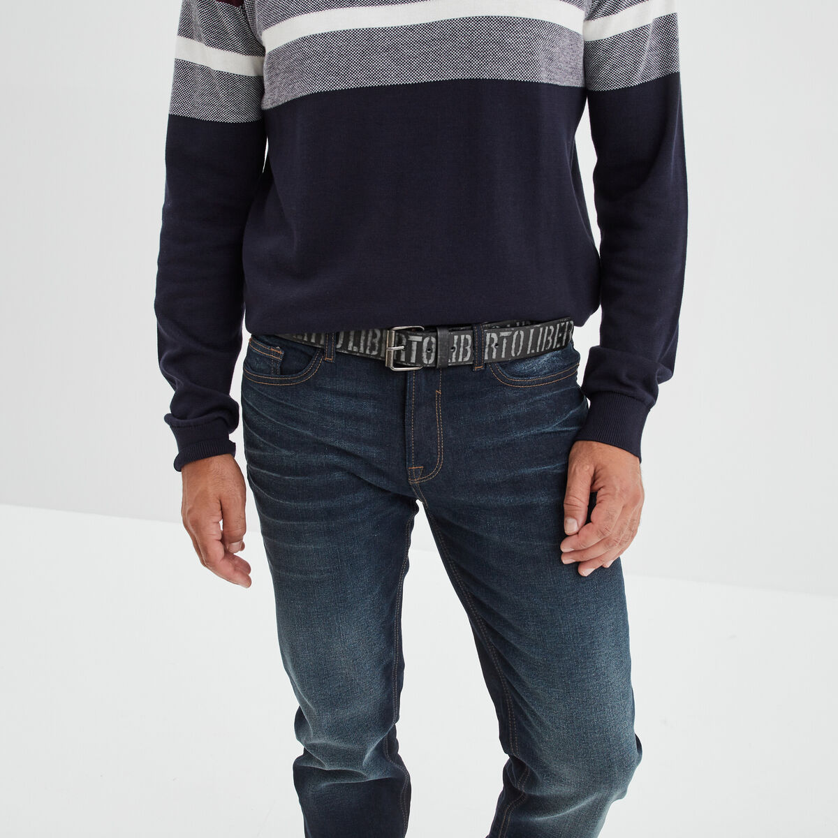 Ceinture Liberto noir homme