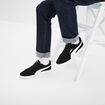 Tennis basses à lacets cuir Puma Smash noir homme