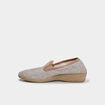 Chaussons compens&eacute;s sable femme