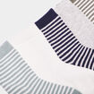 Lot 5 paires chaussettes coton multicolore b&eacute;b&eacute; gar&ccedil;on