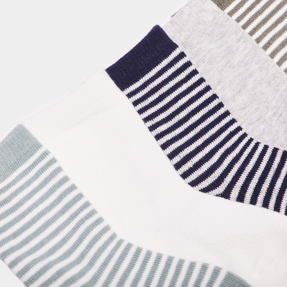 Lot 5 paires chaussettes coton multicolore b&eacute;b&eacute; gar&ccedil;on