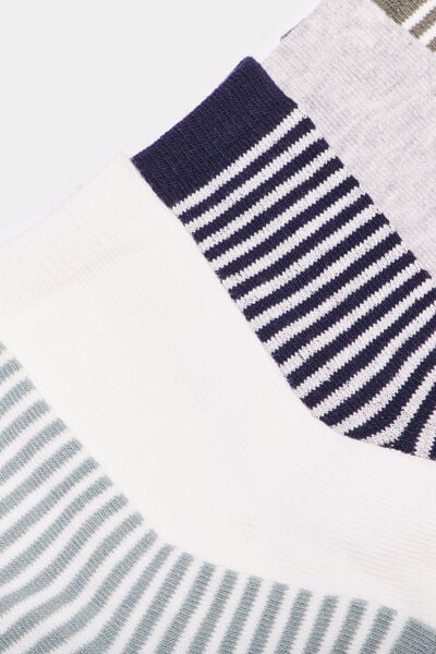 Lot 5 paires chaussettes coton multicolore b&eacute;b&eacute; gar&ccedil;on