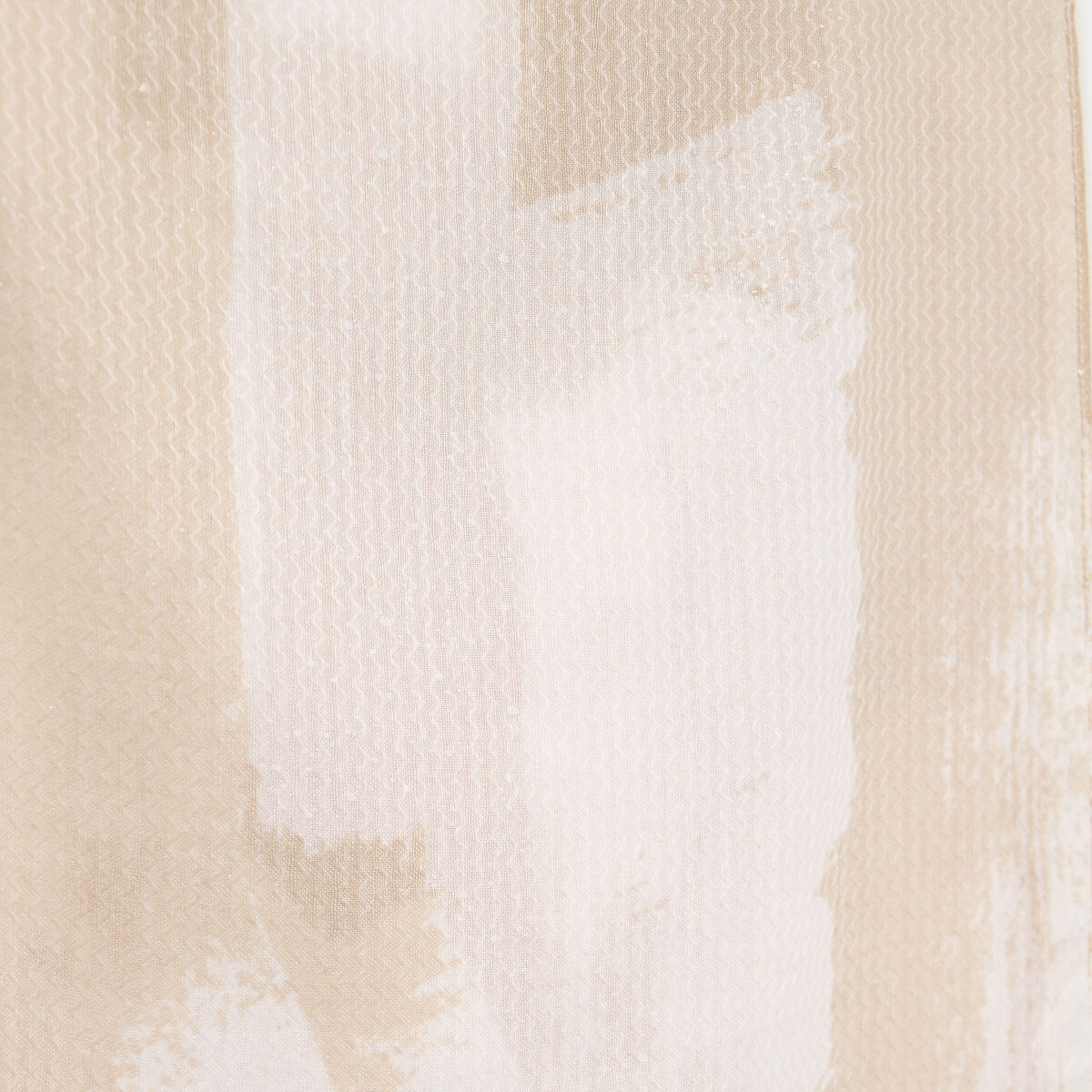 Foulard &agrave; franges sable femme