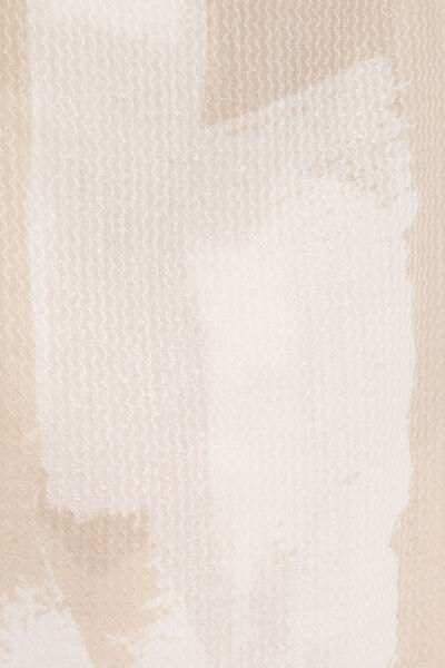 Foulard &agrave; franges sable femme