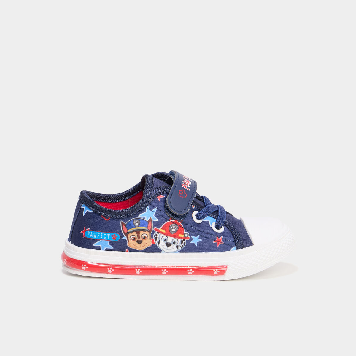 Tennis lumineuses bout renforc&eacute; Patrol multicolore gar&ccedil;on