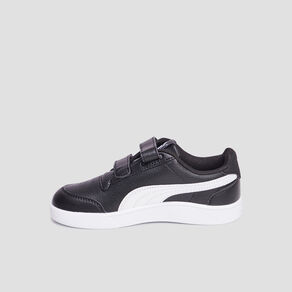 tennis basses a scratchs puma shuffle noir garcon Tennis basses à scratchs Puma Shuffle noir garçon