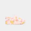 Mules de plage avec boucles multicolore fille